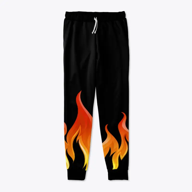 Contrast Fire Print Merch