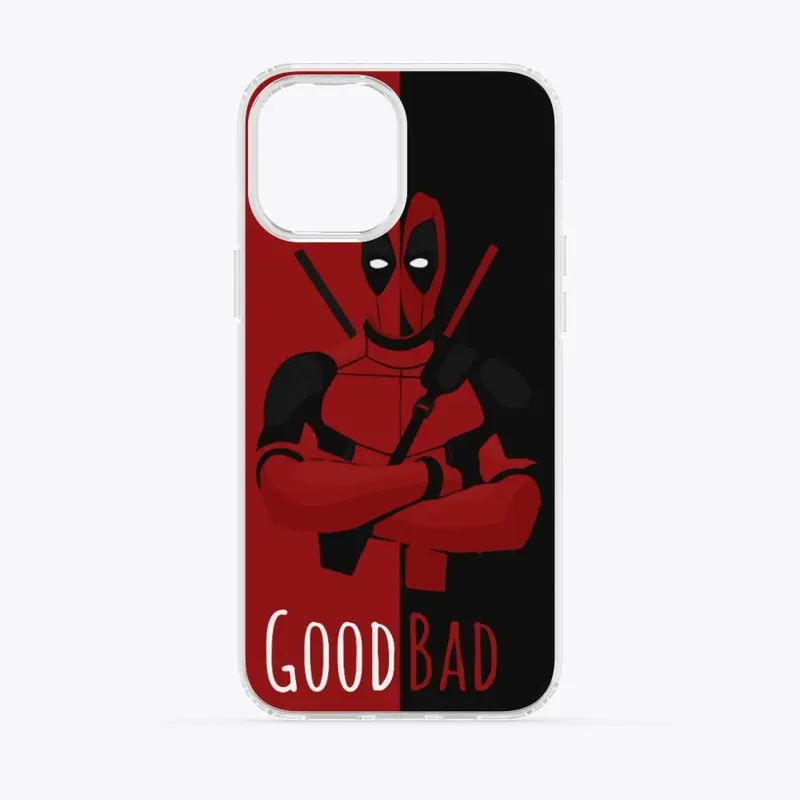 Red and Black Superhero iPhone Case